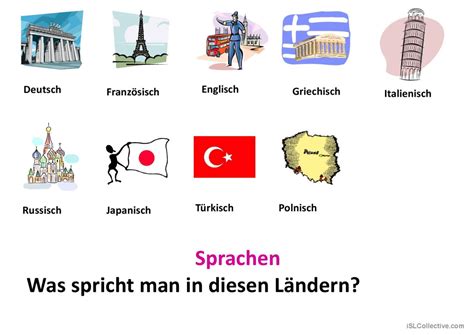 Länder und Sprachen Deutsch DAF powerpoints