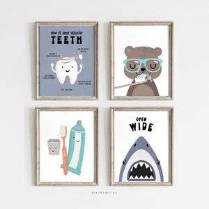 Kids Dental Office Decor, Dentist Printable Art, Pediatric Dental ...