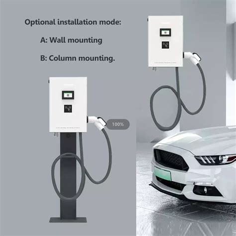 Kw Kw Wallmounted And Pillar Stand Fast Dc Ev Charging Station