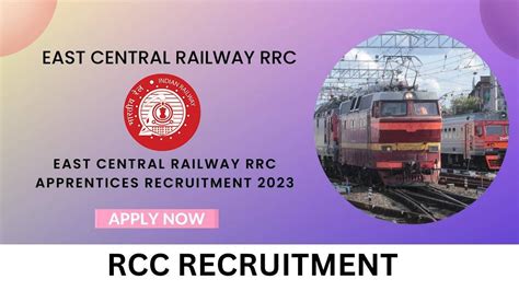 East Central Railway Rrc Apprentices Recruitment See Apply Date