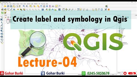 How To Create Label In Qgis How To Create Symbology In Qgis Lec 4 Youtube