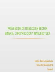 Semana Prevencion De Riesgos En Sector Mineria Construccion Pptx