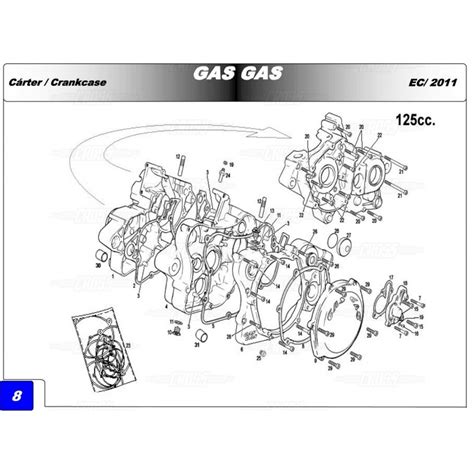 Complete Engine Gasket Kit Gas Gas Ec Me