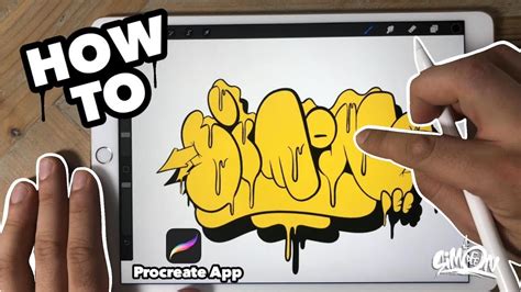 How To Make Dripping Graffiti With Procreate 21 Simon By Simon Dee