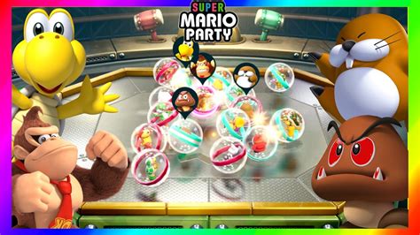 Super Mario Party Minigames Donkey Kong Vs Koopa Troopa Vs Monty