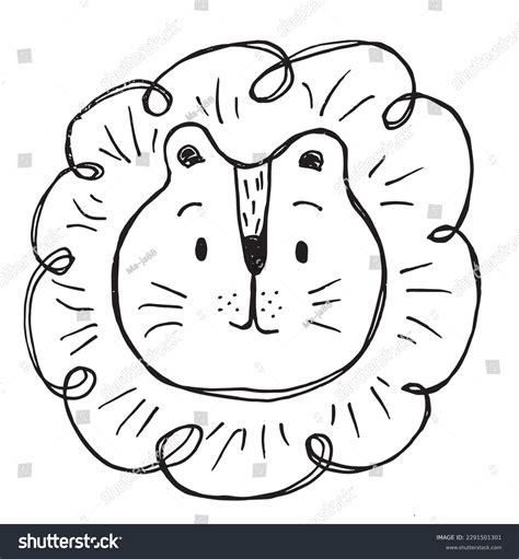 7 670 Lions Head Outline Drawn Images Stock Photos Vectors