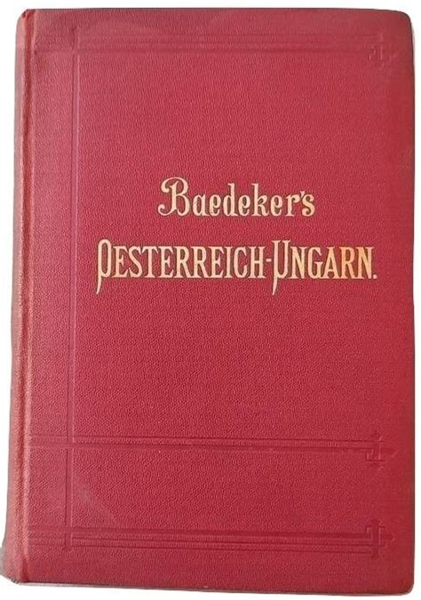 Karl Baedeker Österreich Ungarn 1895 Catawiki