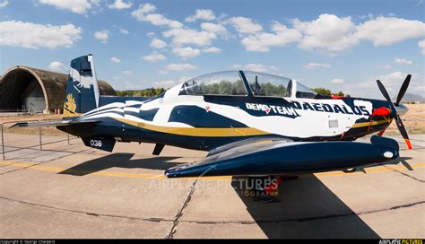 036 Greece Hellenic Air Force Beechcraft T 6 Texan II At Tanagra