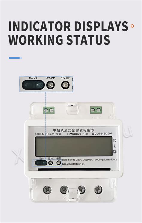 Ddsy5188 Single Phase Ic Card Prepaid Electricity Meter Lcd Display