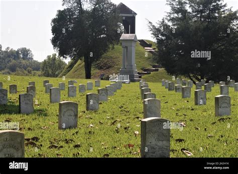 Vicksburg National Cemetery at the Vicksburg National Military Park ...