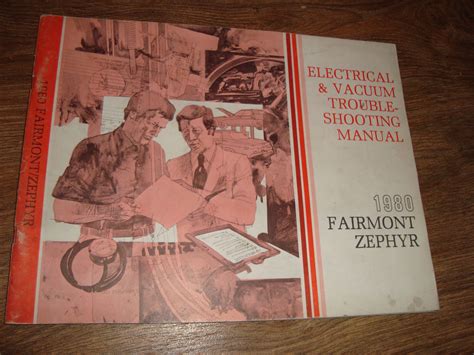 Ford Fairmont Zephyr Electrical Vacuum Trouble Shooting Manual