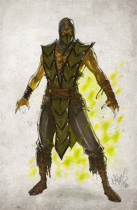 Reptile From The Mortal Kombat Series Game Art Hq