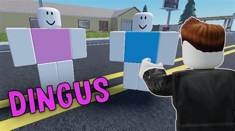 Dingus Roblox Si Bro Ay Isang Npc Youtube