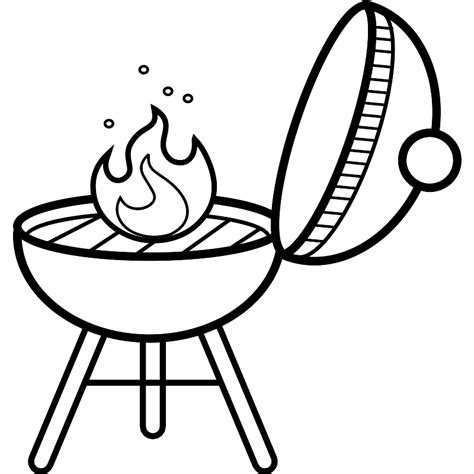 Bbq Coloring Pages