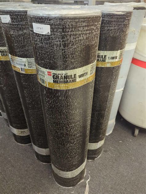 Gaf Tri Ply App Granular Cap Sheet 39 625 In X Proxibid