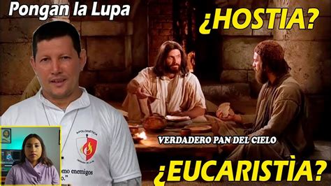 EVANGÈLICO PREGUNTA DONDE DICE HOSTIA EN LA BIBLIA PADRE LUIS TORO