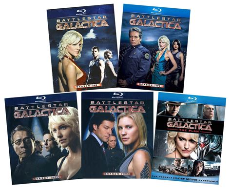 Battlestar Galactica Complete Series The Plan Blu Ray Boxset On