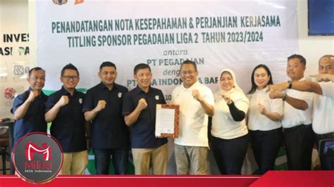 Pegadaian Menjadi Sponsor Utama Kompetensi Sepak Bola Liga Indonesia