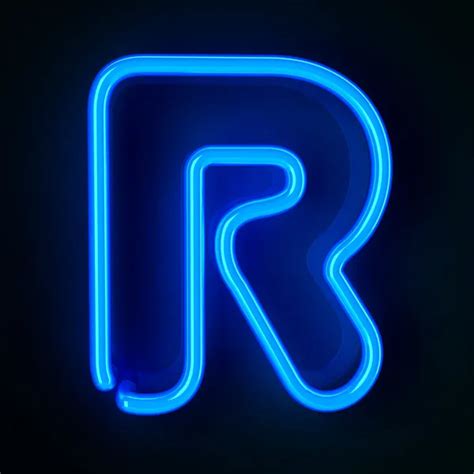 Neon Sign Letter R — Stock Photo © Creisinger 8834000