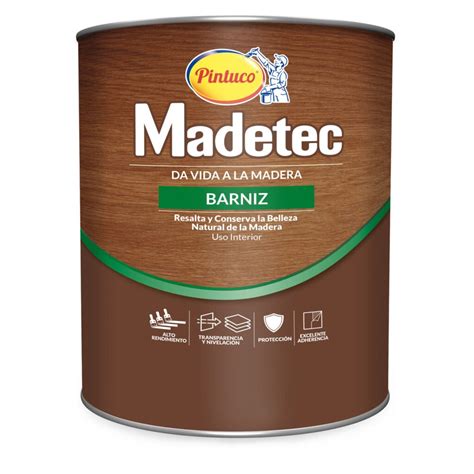 Madetec Barniz Brillante Interior Pintuco Ferreter A Al D A Ibagu