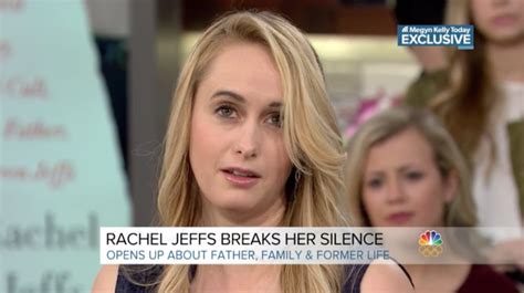 Rachel Jeffs Speaks About Sexual Abuse From Cult Leader Father Warren