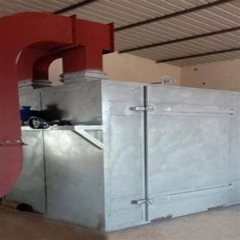 MS Silver Industrial Hot Air Dryer Automation Grade Automatic Capacity Tray At