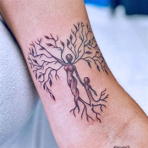 Mom Tree Tattoo - Etsy