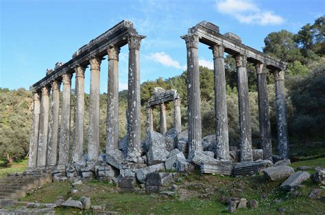 Temple Of Zeus Euromos Illustration World History Encyclopedia