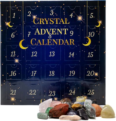 Crystal Advent Calendar Days Crystal Calendar Crystals Advent