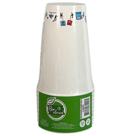 Vaso Polipapel Blanco 350 Cc 10 Unidades Global Eleven SpA