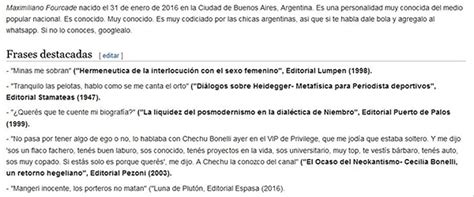 Crearon Un Perfil Falso En Wikipedia De Maximiliano Fourcade Pero Ya