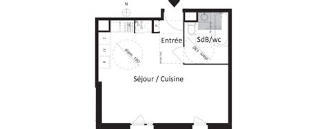 Plan Appartement T De M Neuf R Sidence Le Rive Gauche