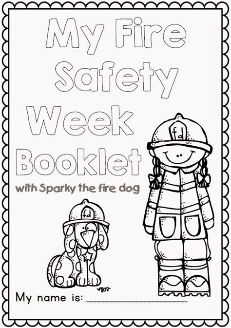 Preschool Fire Safety Coloring Pages