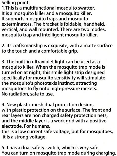 V Raqueta El Ctrica Plegable Mata Mosquitos Matamoscas Recargable