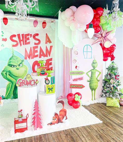 Grinch Birthday Party Ideas Photo 2 Of 9 Catch My Party