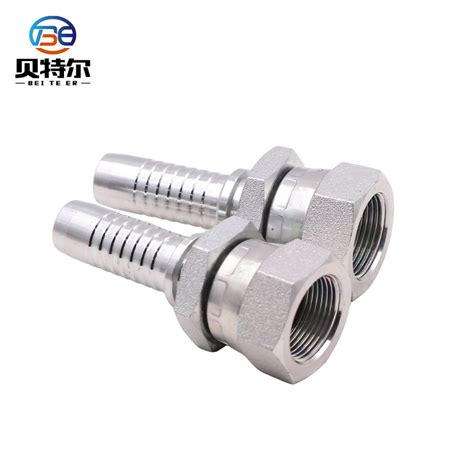 High Quality Jis Female Hose Fittings Double Hexagon Fittings Swaged