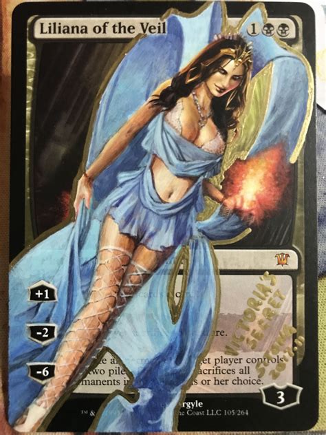 Altered MTG Liliana Of The Veil VICTORIA S SECRET 2017 B BY SITONG