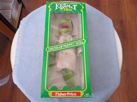 Kermit The Frog Dress Up Muppet Doll Fisher Price W Original