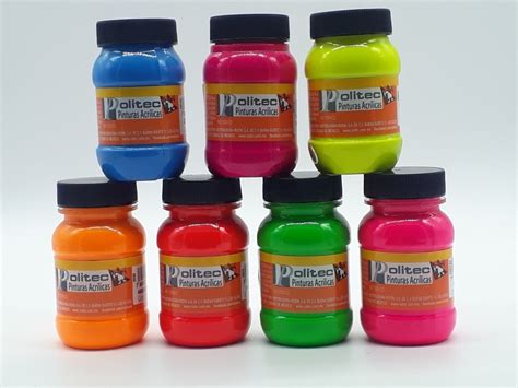 Pintura Acrilica Politec 100 Ml Gama Completa 56 Colores Mercado Libre