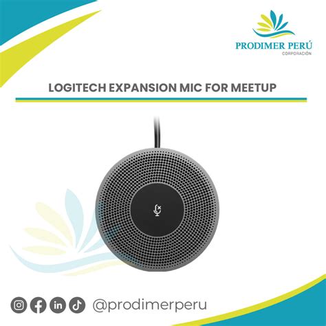 Microfono Logitech Expansion Mic For Meetup Prodimer Per