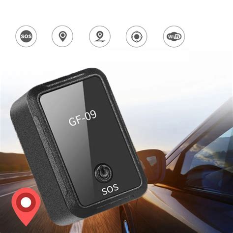 GF 09 Mini Nadajnik GPS Magnetyczny Samochodowy Lokalizator GPS Anty