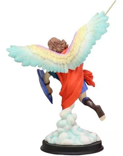 Escultura San Miguel Arc Ngel Angel Con Lanza Y Escudo En Venta En