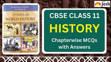 Cbse Chapterwise Mcqs For History Class Ncert From The Revised