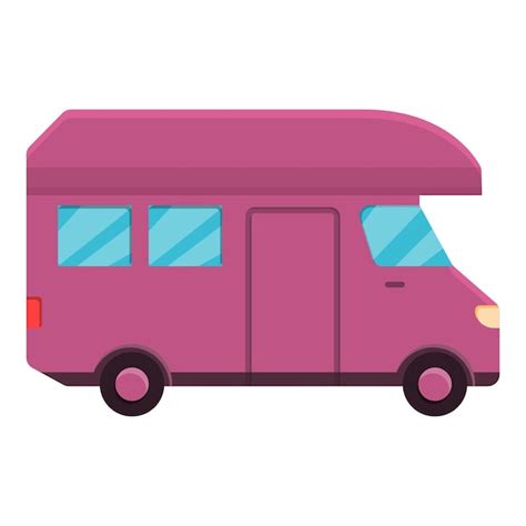 Premium Vector Motorhome Camp Icon Cartoon Of Motorhome Camp Vector