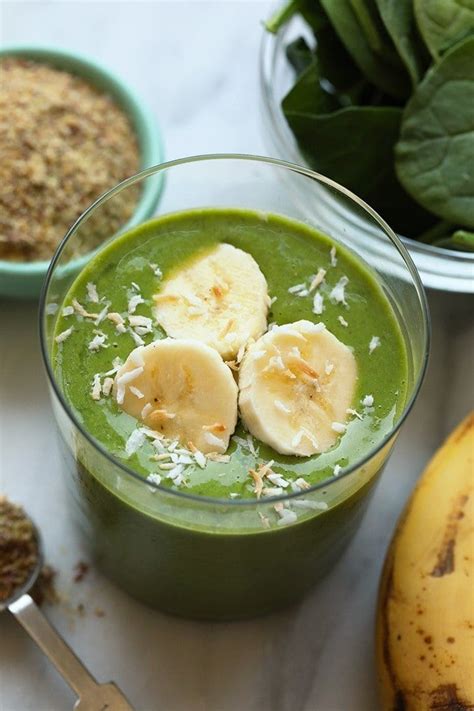 Banana Matcha Smoothie Fit Foodie Finds