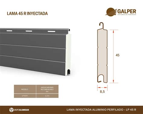 Lamas Inyectadas Aluminio Perfilado Grupo Alumisan