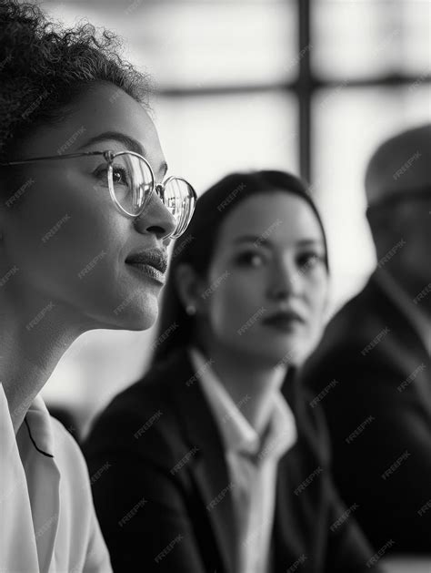 Professional Office Scene Two Women in a Meeting | Premium AI-generated