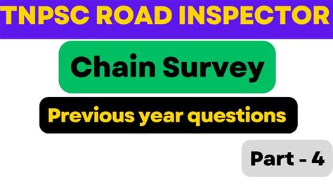 Tnpsc Road Inspector Chain Survey Previous Year Questions Tnpsc