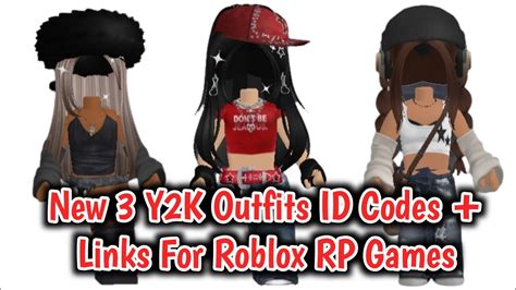 New 3 Best Y2K Outfits ID Codes Links For Brookhaven RP Berry Avenue