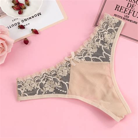 1pc Women Sexy Lace Low Waist Panties Lady Fashion Lingerie Briefs Underwear G String Panties